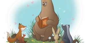 Bibliothek: Vorlesestunde